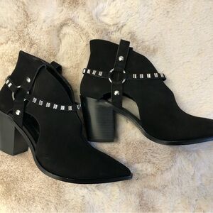 Chinese Laundry, Tabby, Black, Nubuck Leather, Size 11